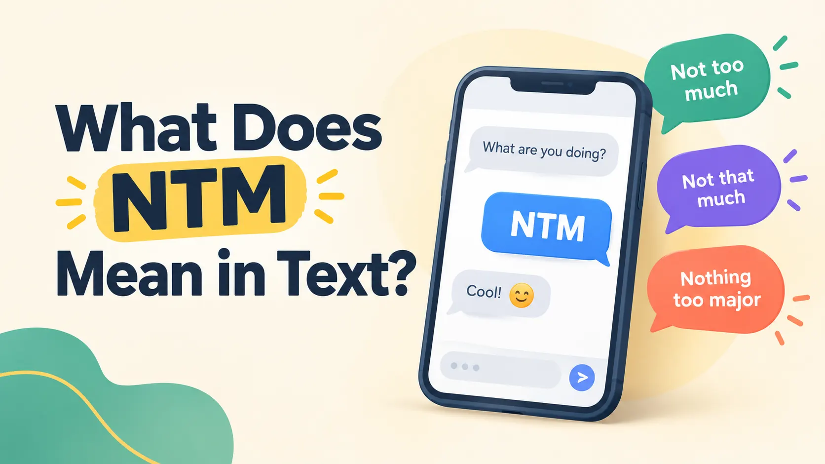 What Does NTM Mean in Text? Meaning, Usage, and Real-Life Examples
